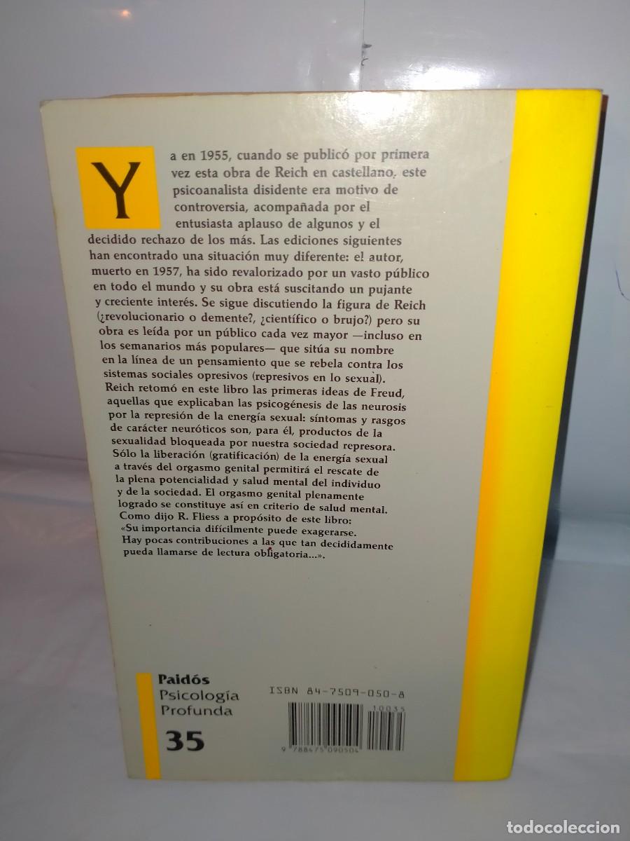 Libros de segunda mano: WILHELM REICH. LA FUNCI&Oacute;N DEL ORGASMO .PAID&Oacute;S - Foto 7