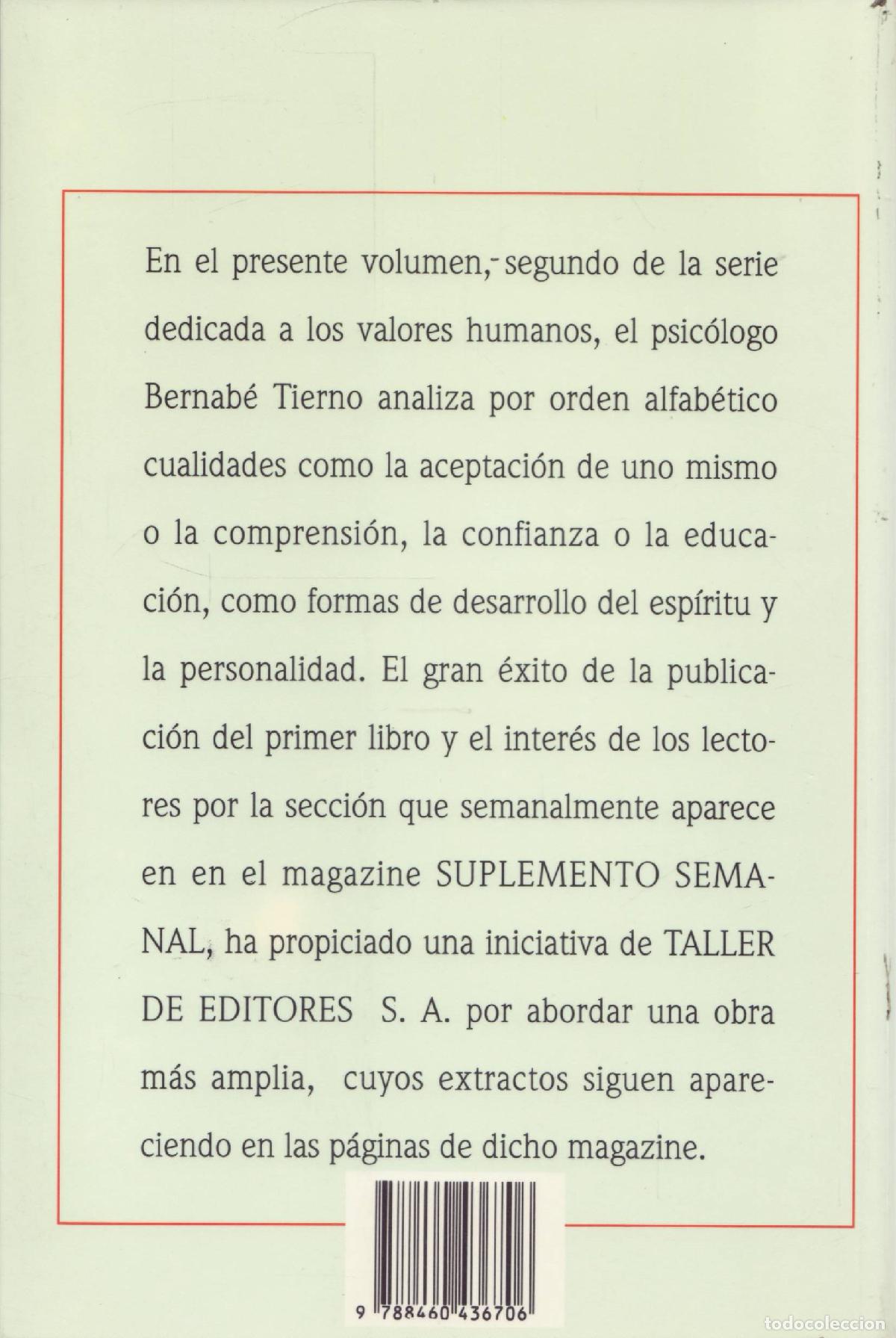 Libros de segunda mano: Valores humanos - Tierno, Bernabe - Foto 3