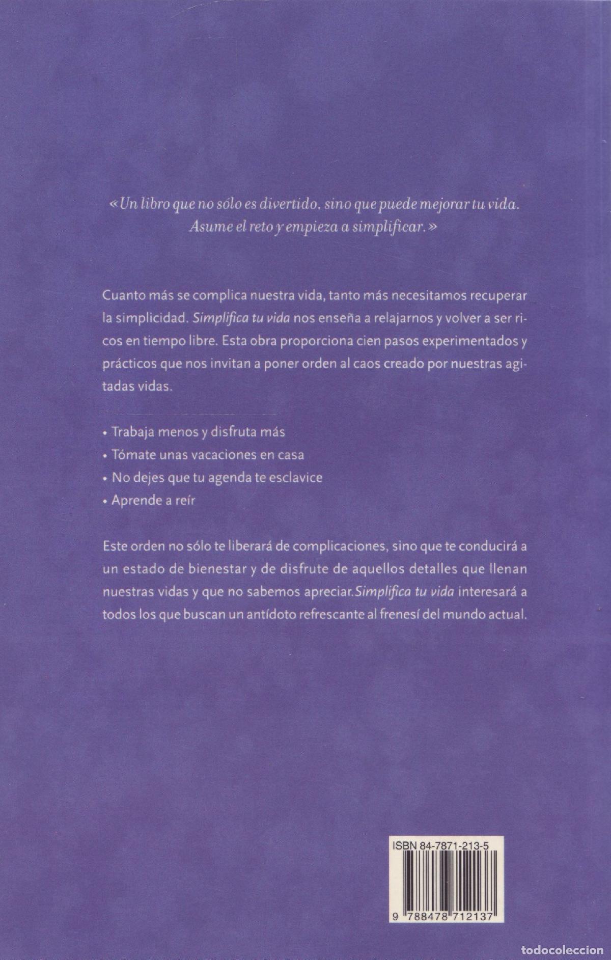 Libros de segunda mano: Simplifica tu vida - St. James, Elaine - Foto 2
