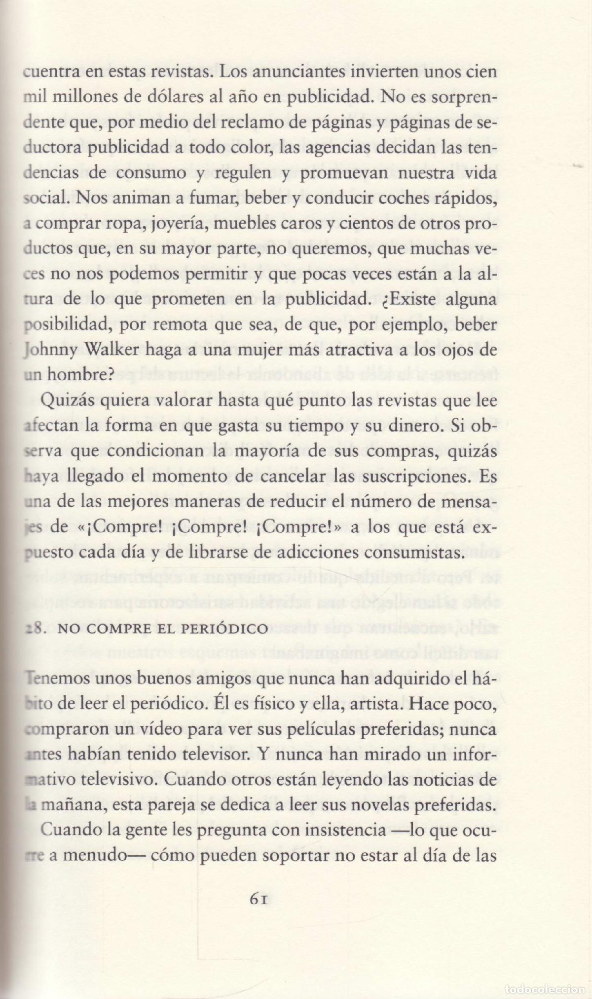 Libros de segunda mano: Simplifica tu vida - St. James, Elaine - Foto 3