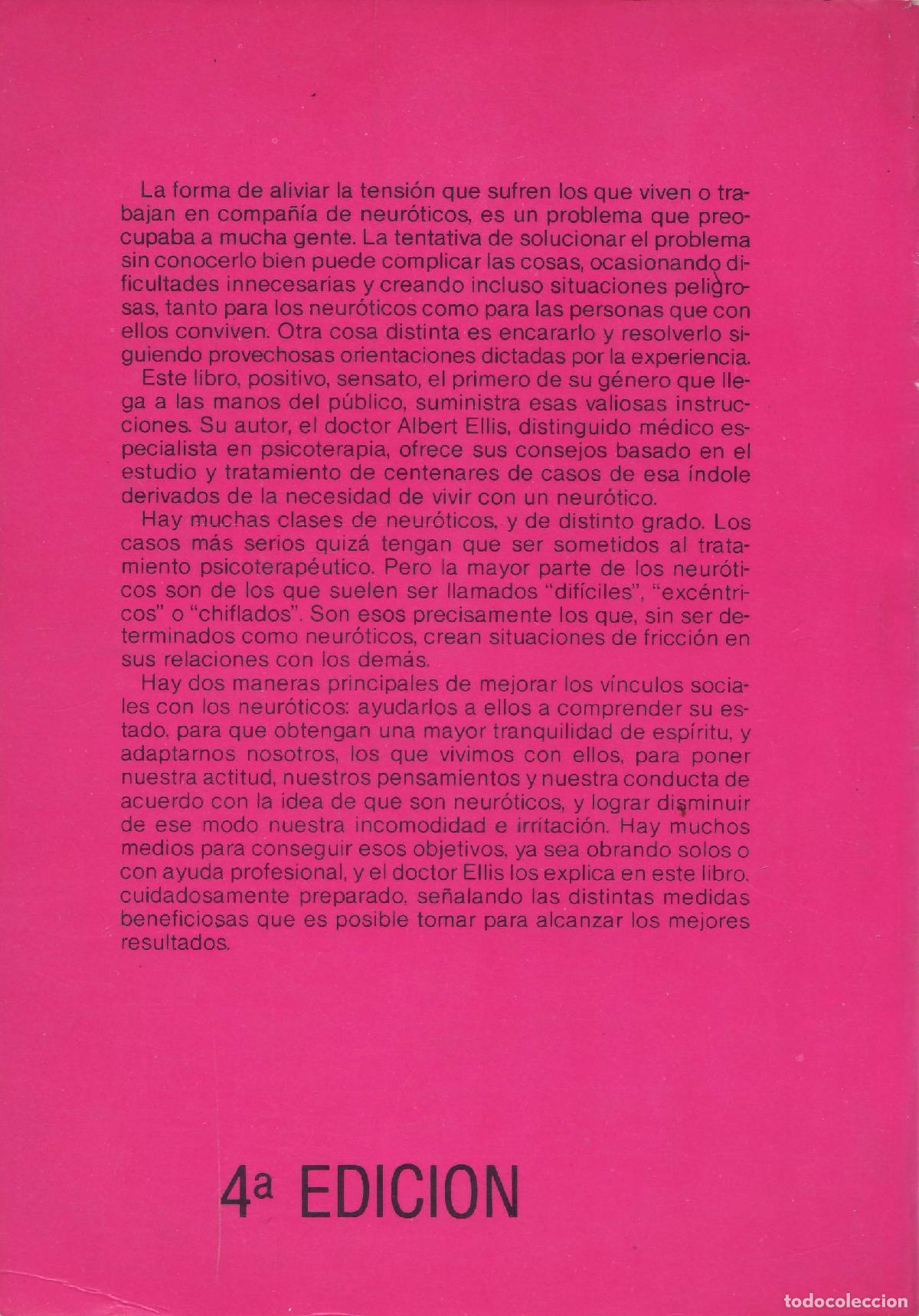 Libros de segunda mano: Como vivir con un neurotico - Ellis, Albert - Foto 3