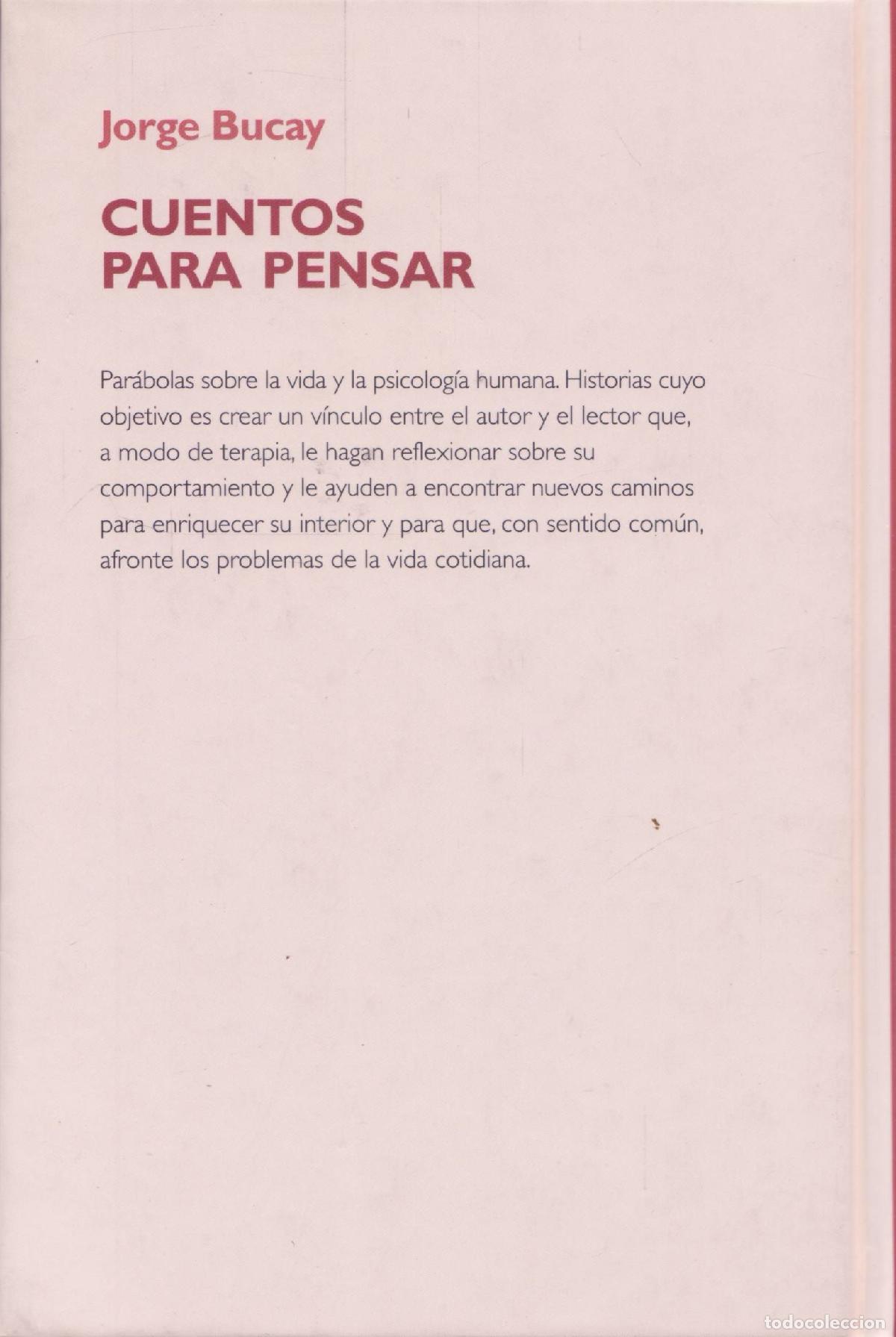 Libros de segunda mano: Cuentos para pensar - Bucay, Jorge - Foto 3