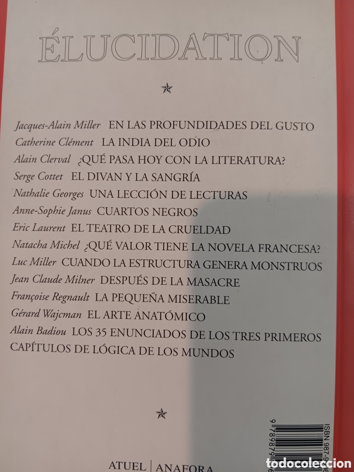 Libros de segunda mano: &Eacute;lucidation. Dirigida en Par&iacute;s por Jacques-Alain Miller - Foto 2