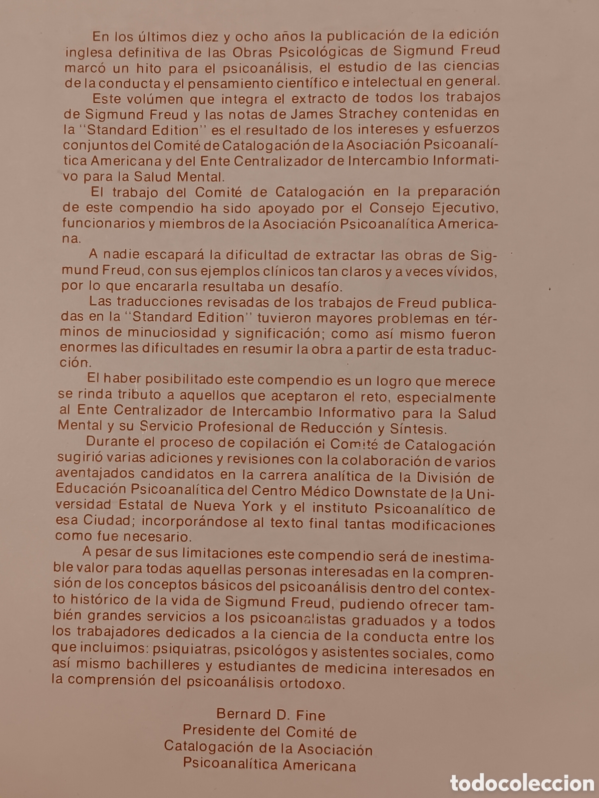Libros de segunda mano: Sigmund Freud. Compendio de la &rdquo;standard edition &rdquo; de sus obras completas - Foto 2