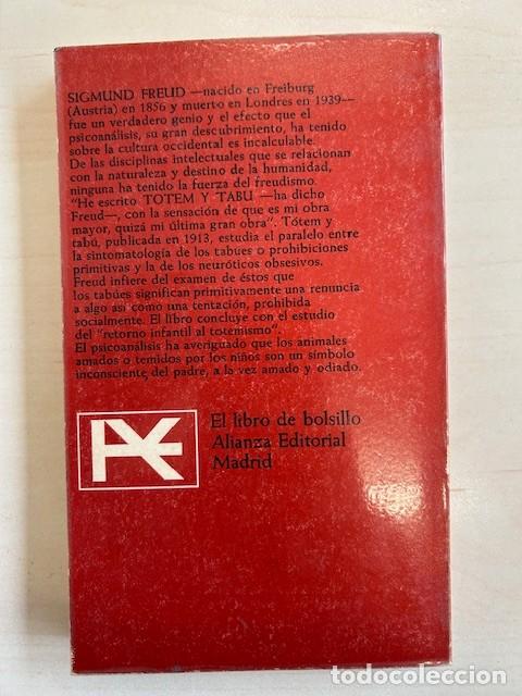 Libros de segunda mano: T&oacute;tem y tab&uacute; -Freud- - Foto 2