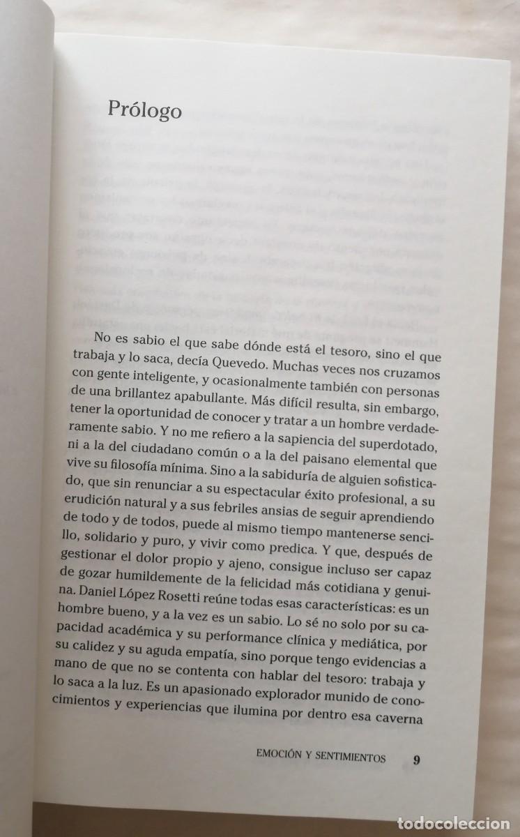 Libros de segunda mano: EMOCI&Oacute;N Y SENTIMIENTOS, DANIEL L&Oacute;PEZ ROSETTI, PLANETA - Foto 7
