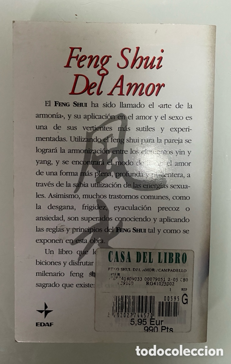 Libros de segunda mano: Feng Shui del Amor - CAMPADELLO, Pier - Foto 2