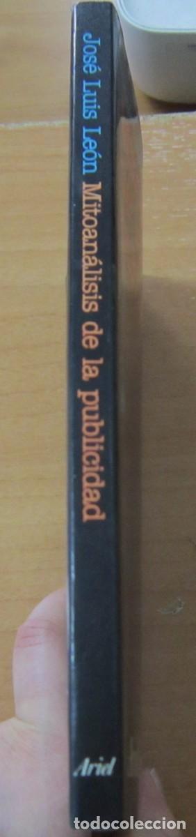 Libros de segunda mano: Mitoan&aacute;lisis de la publicidad, de J. Luis Le&oacute;n - Foto 2