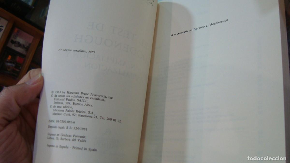 Libros de segunda mano: El test de Goodenough, de Dale B. Harris - Foto 3