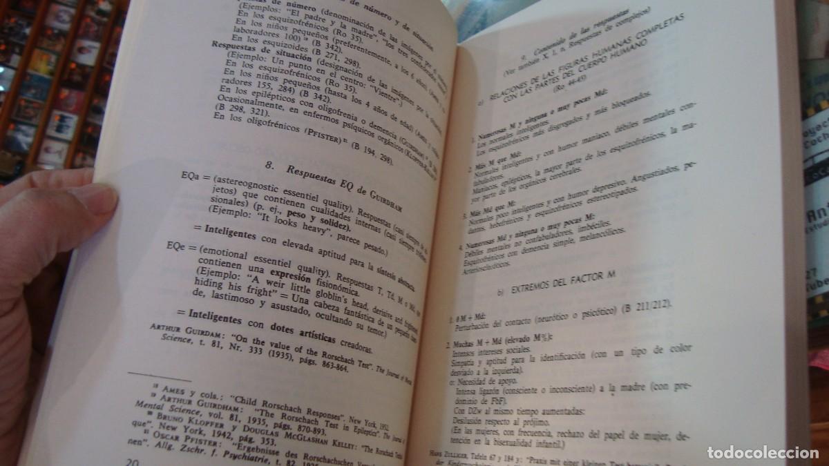 Libros de segunda mano: VADEMECUM DEL TEST DE RORSCHACH - Foto 4
