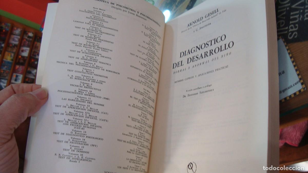 Libros de segunda mano: Diagn&oacute;stico del desarrollo, Gesell. - Foto 3