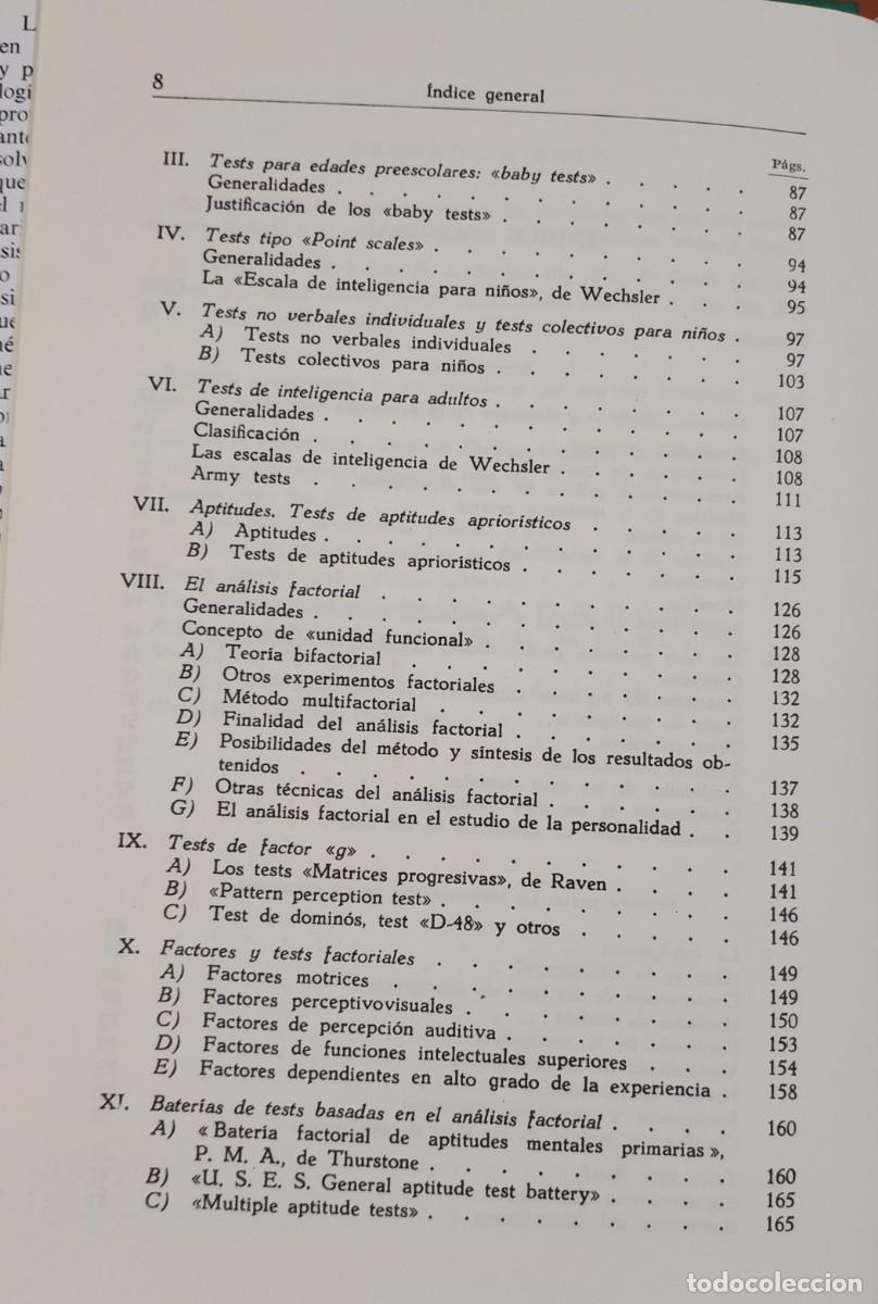 Libros de segunda mano: PSICOLOG&Iacute;A APLICADA / DR. ENRIQUE CERDA - Foto 9