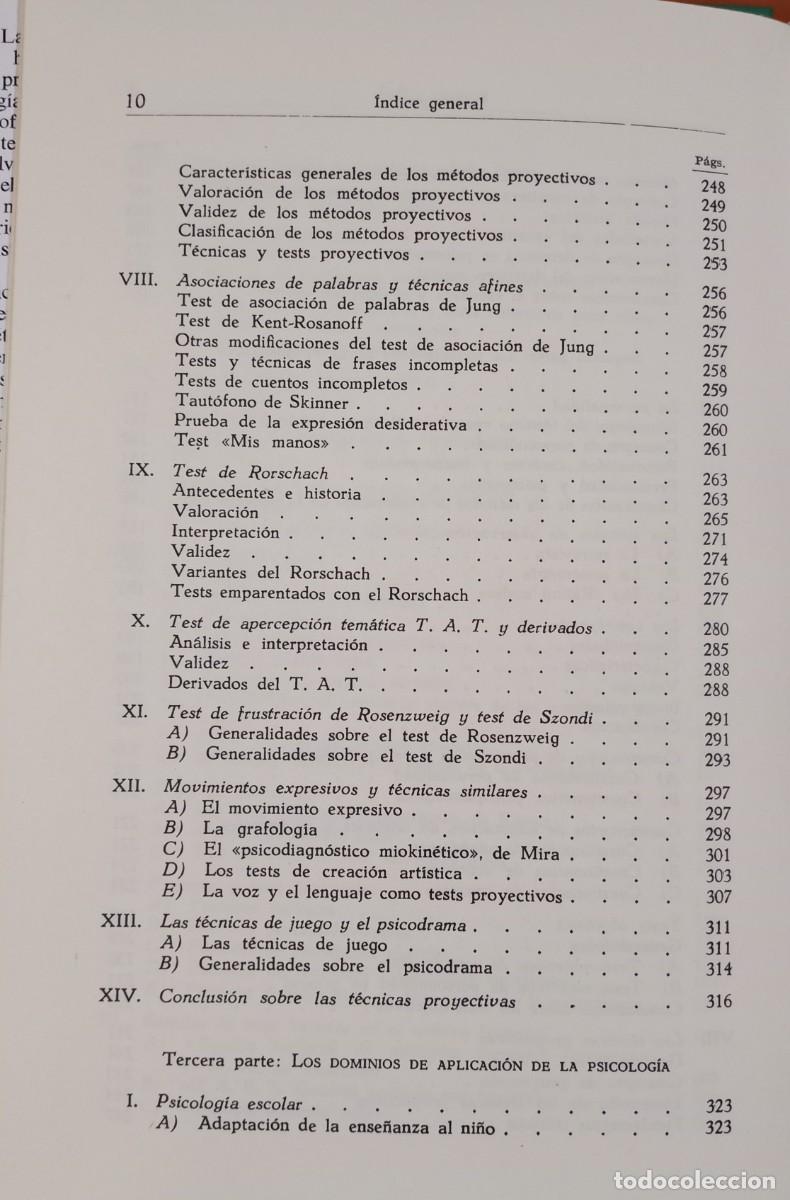 Libros de segunda mano: PSICOLOG&Iacute;A APLICADA / DR. ENRIQUE CERDA - Foto 11