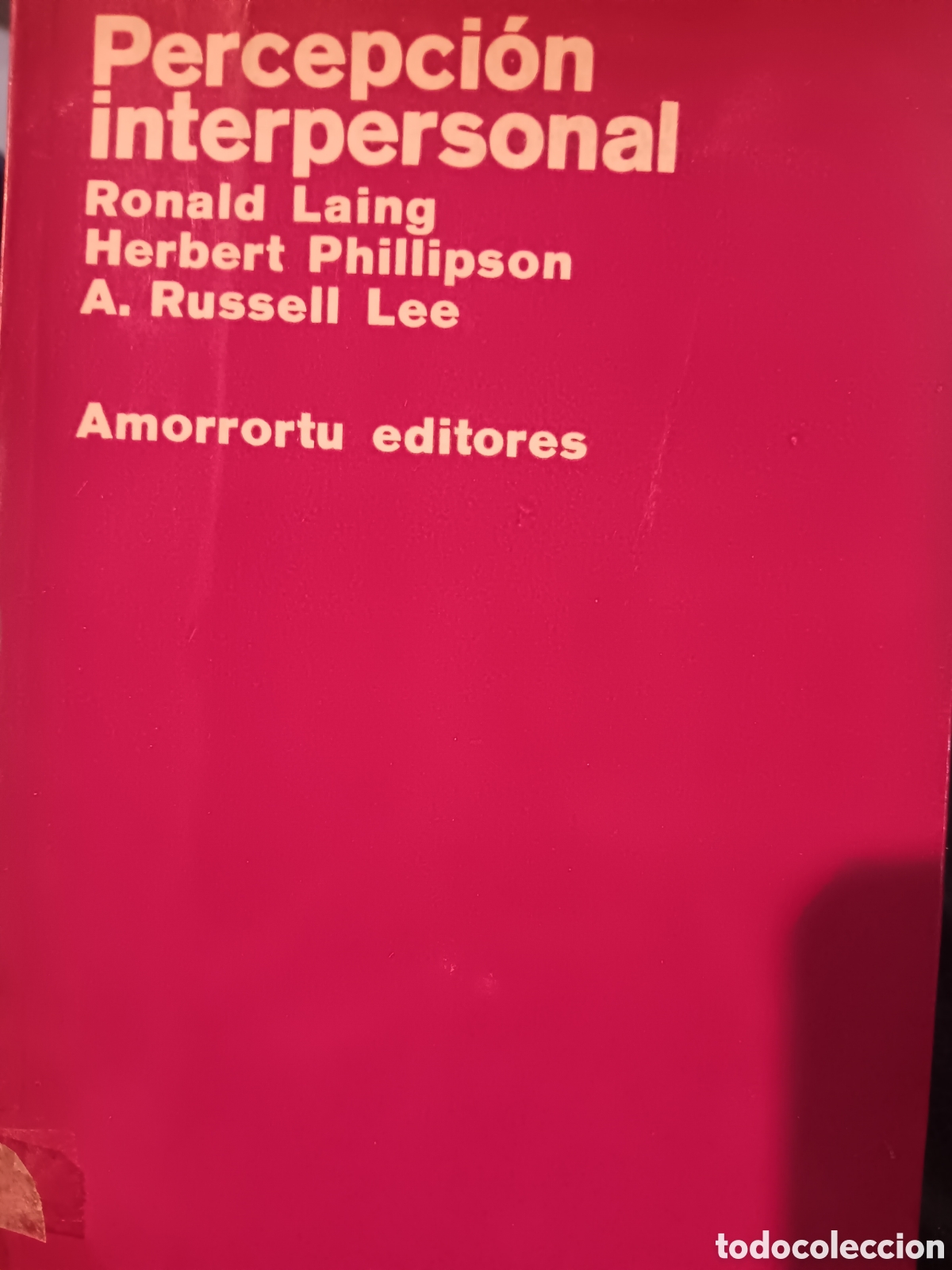Libros de segunda mano: R. Laing y otros. Percepci&oacute;n interpersonal. - Foto 1