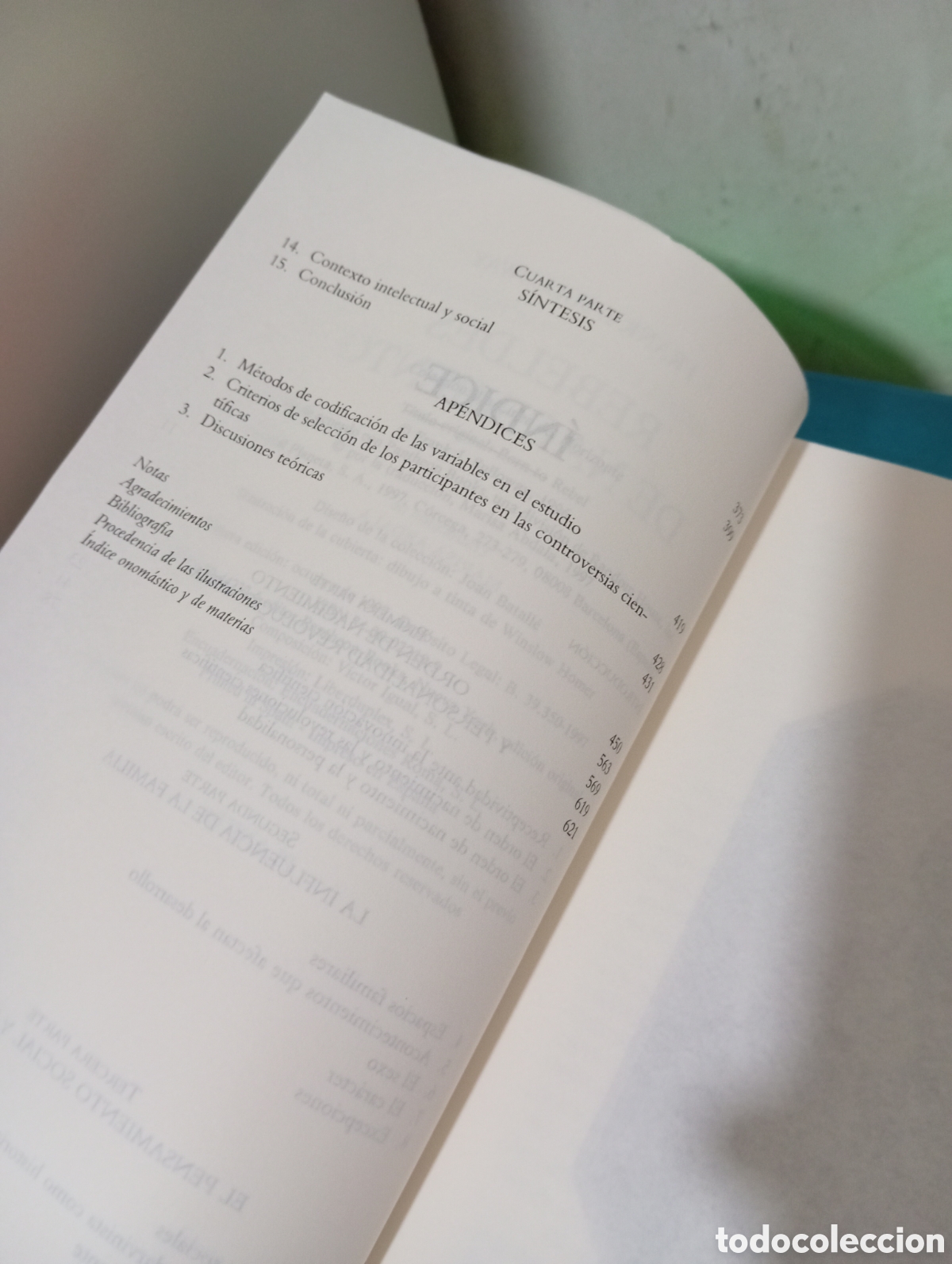 Libros de segunda mano: Rebeldes de nacimiento. Frank J. Sulloway - Foto 5
