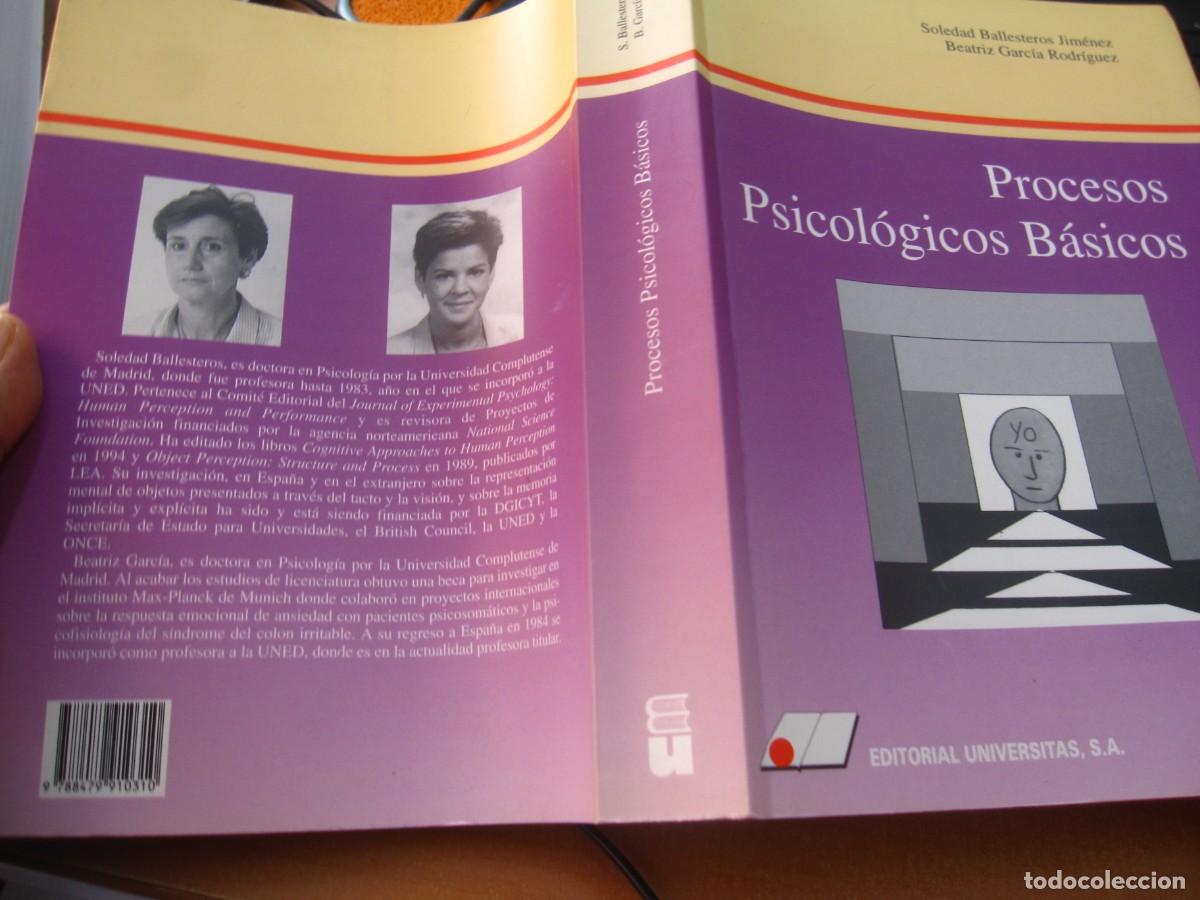 Libros de segunda mano: PROCESOS PSICOLOGICOS BASICOS VV. AA EDIT UNIVERSITAS ANO 2001 - Foto 4