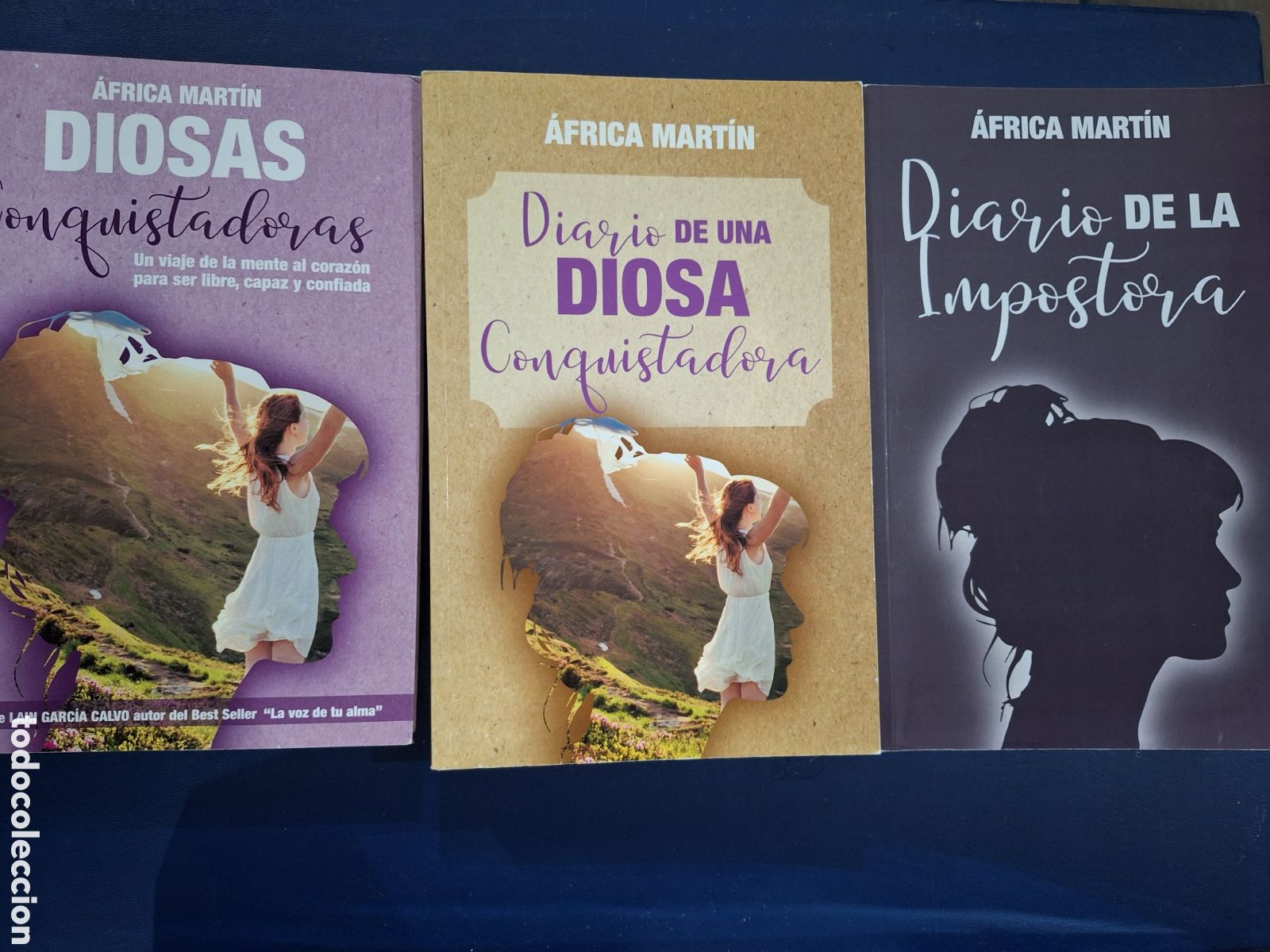 Gebrauchte B&uuml;cher: DIOSAS CONQUISTADORAS + DIARIO DE UNA DIOSA CONQUISTADORA + DIARIO DE LA IMPOSTORA # AFRICA MARTIN