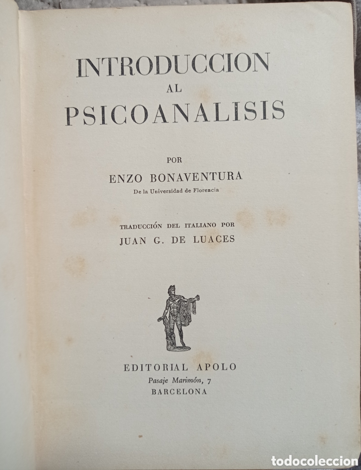 Libros de segunda mano: INTRODUCCI&Oacute;N AL PSICOAN&Aacute;LISIS - Foto 1