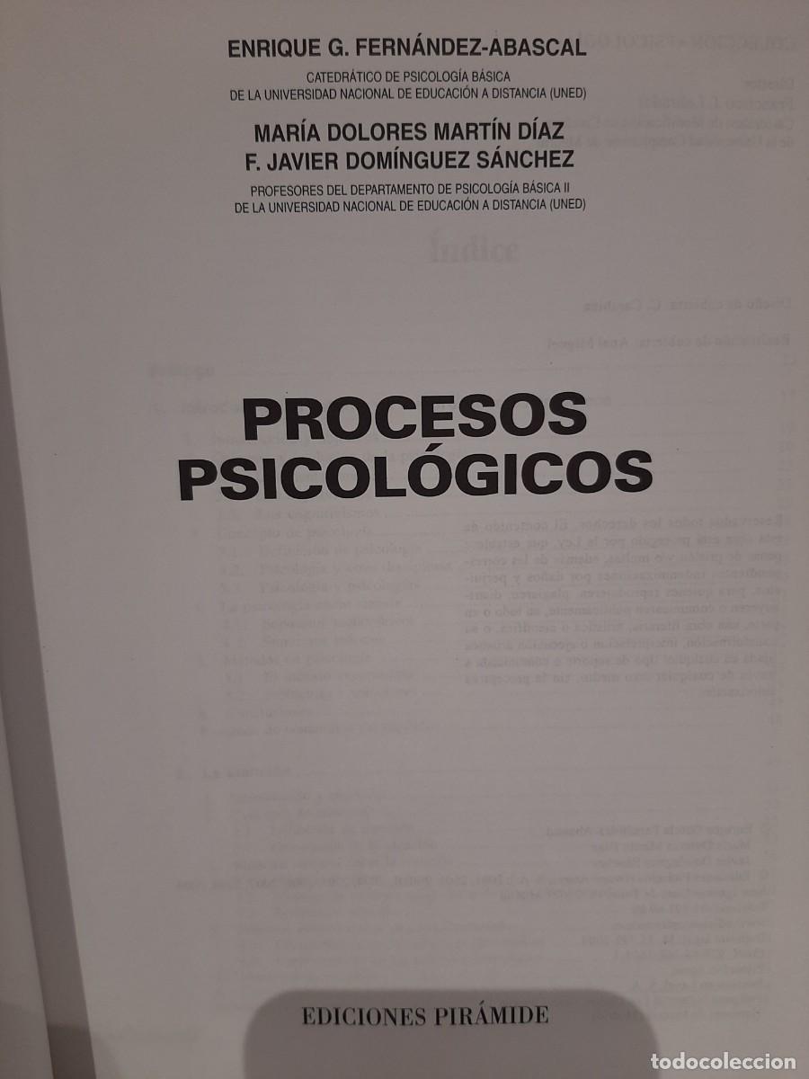 Libros de segunda mano: VV. AA. Procesos psicol&oacute;gicos - Foto 1