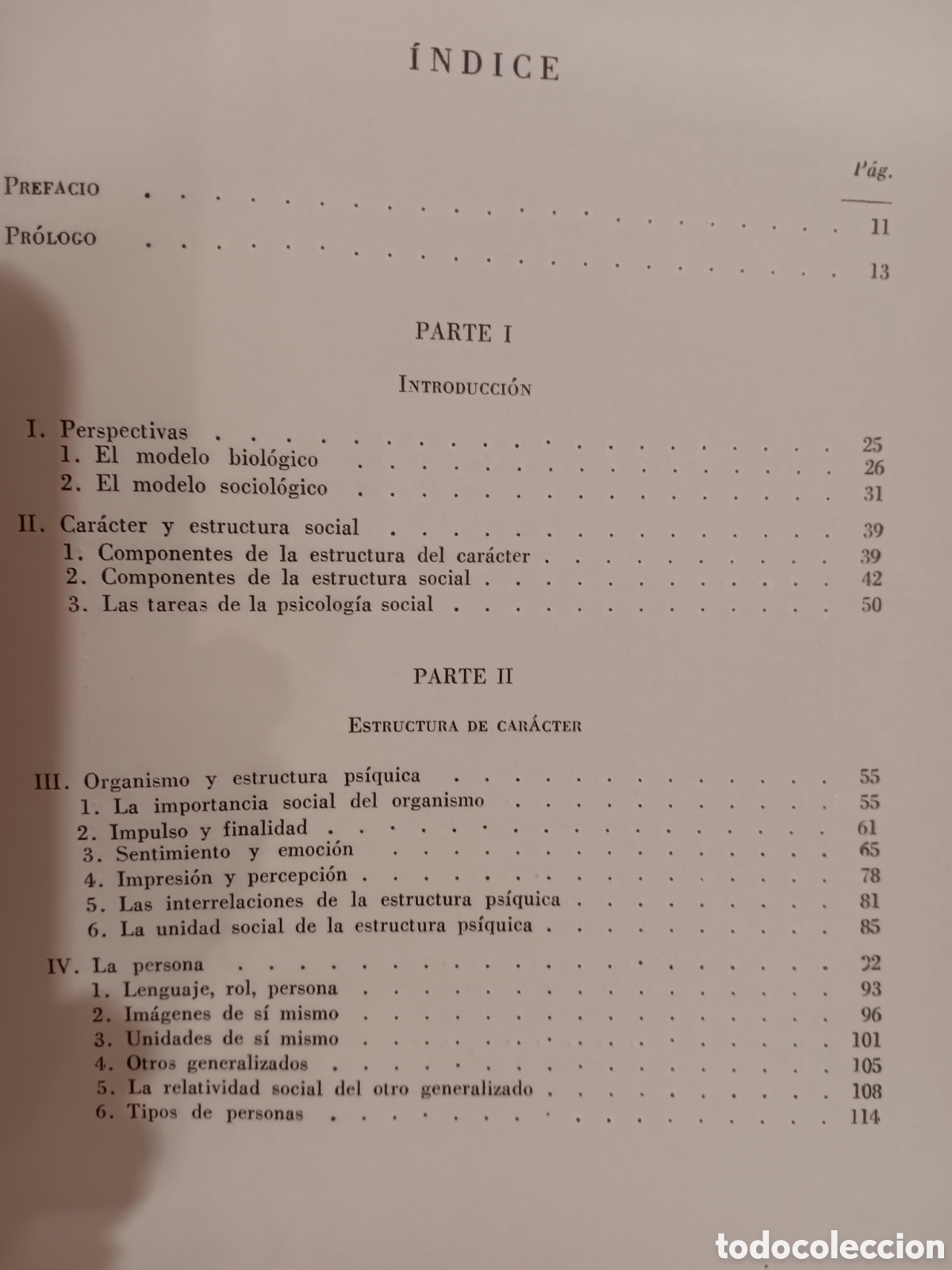 Libros de segunda mano: H. Gerth y C. Wright Mills. Car&aacute;cter y estructura social - Foto 2