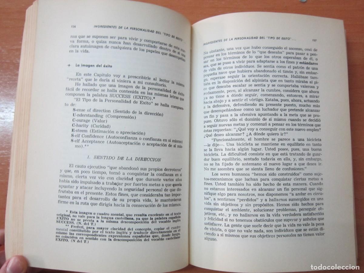 Libros de segunda mano: Psico-cibern&eacute;tica, de Maxwell Maltz - Foto 3