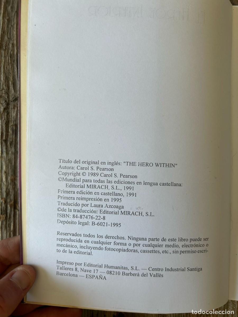 Libros de segunda mano: EL H&Eacute;ROE INTERIOR. CAROL S. PEARSON - Foto 5