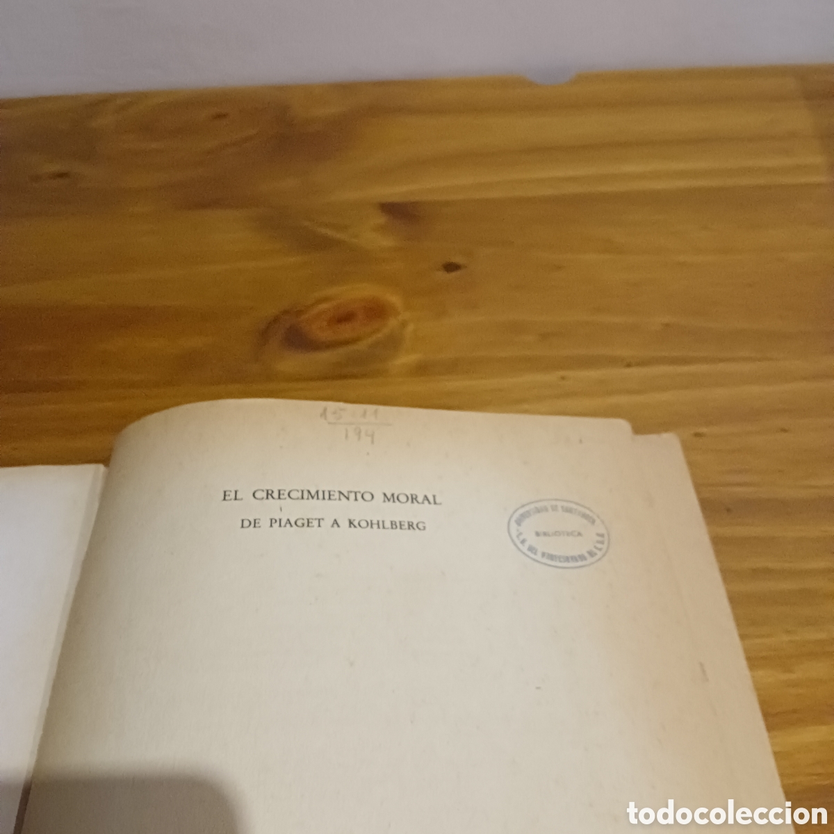 Libros de segunda mano: El crecimiento moral. - Foto 3