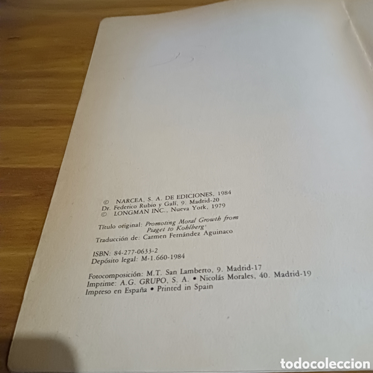 Libros de segunda mano: El crecimiento moral. - Foto 4