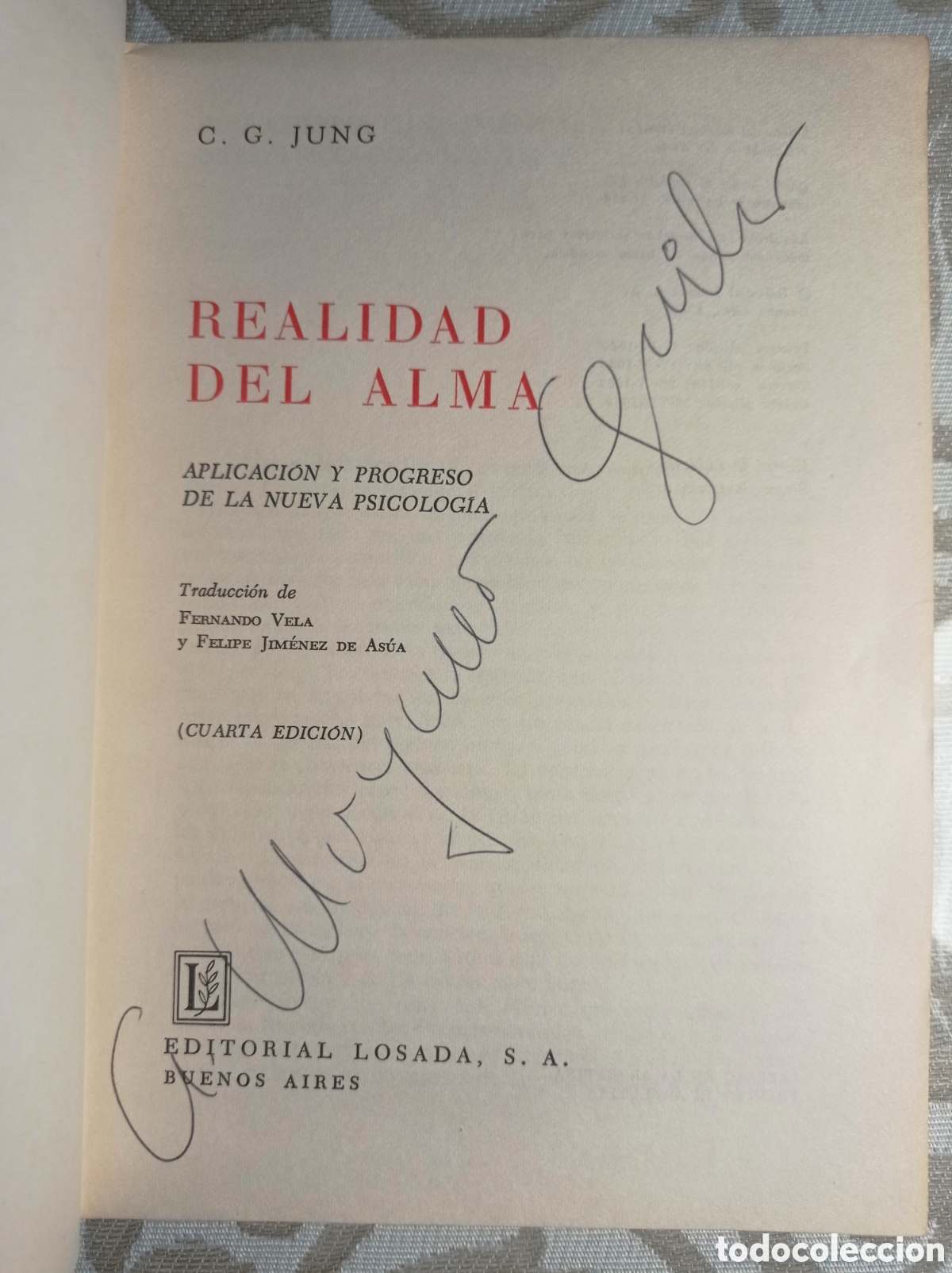 Libros de segunda mano: REALIDAD DEL ALMA. C. G. JUNG. - Foto 2
