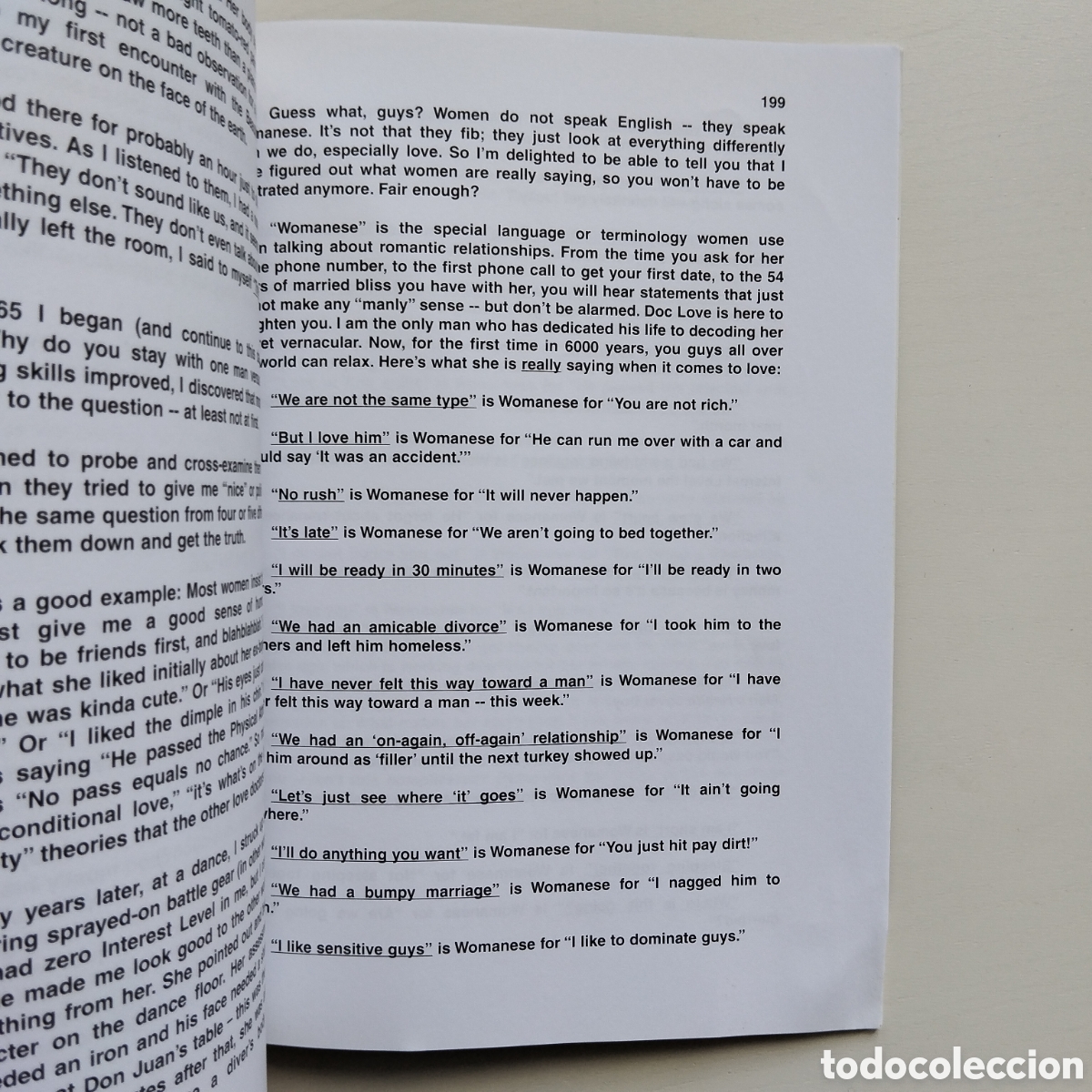 Libros de segunda mano: DOC LOVES THE SYSTEM THE DATING DICTIONARY - Foto 6