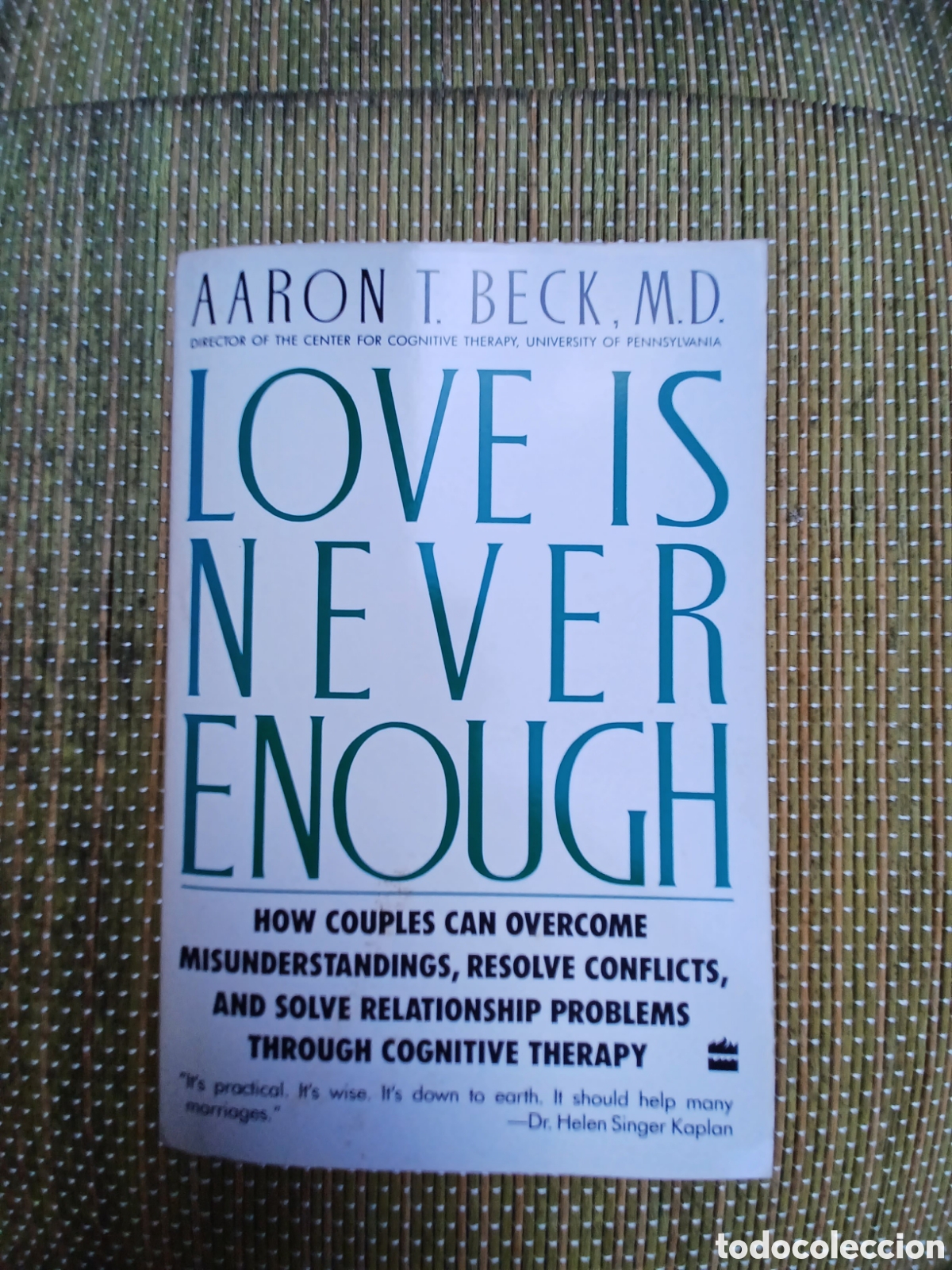 Libros de segunda mano: Love is Never Enough - Aaron T. Beck - Foto 1