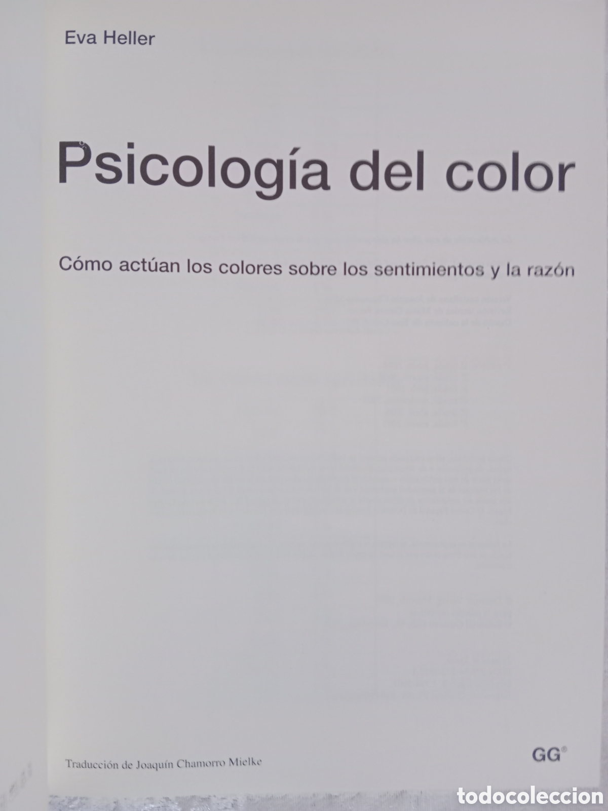 Libros de segunda mano: PSICOLOG&Iacute;A DEL COLOR, EVA HELLER - Foto 5