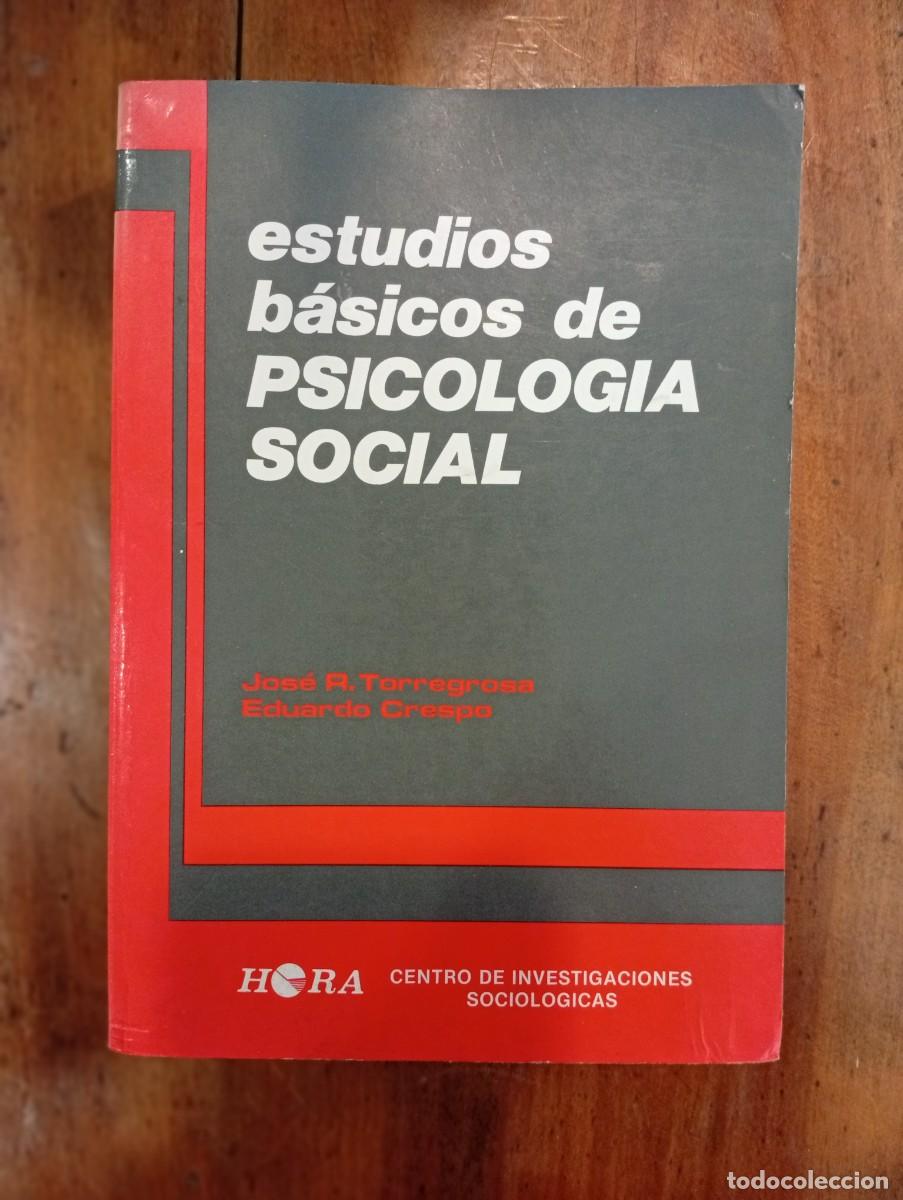 Libros de segunda mano: ESTUDIOS b&aacute;sicos de psicolog&iacute;a social - Foto 1