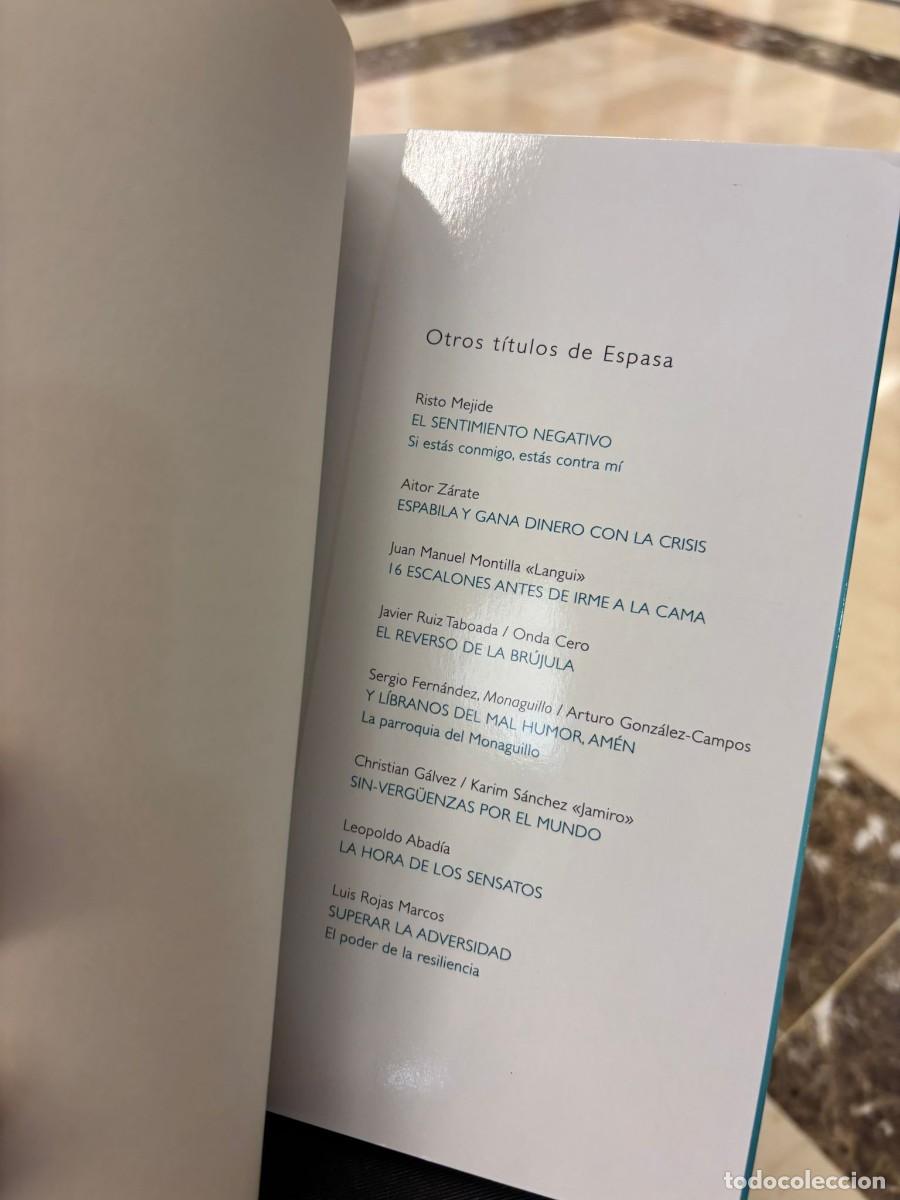 Libros de segunda mano: EL PODER DE LAS CARICIAS. ADOLFO GOMEZ PAPI. Libro autoayuda tapa blanda ESPASA - Foto 4