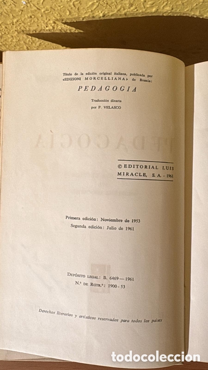 Libros de segunda mano: MANUAL DE PEDAGOG&Iacute;A. Dante Morando - Foto 3