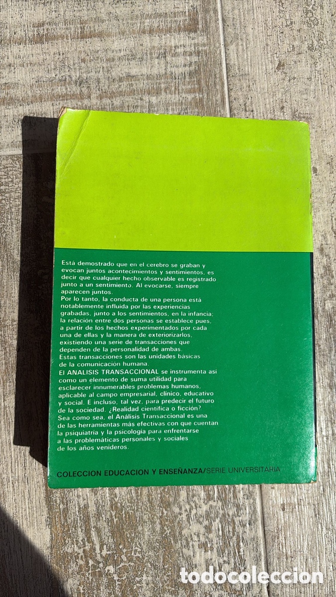 Libros de segunda mano: AN&Aacute;LISIS TRANSACCIONAL . - Foto 3