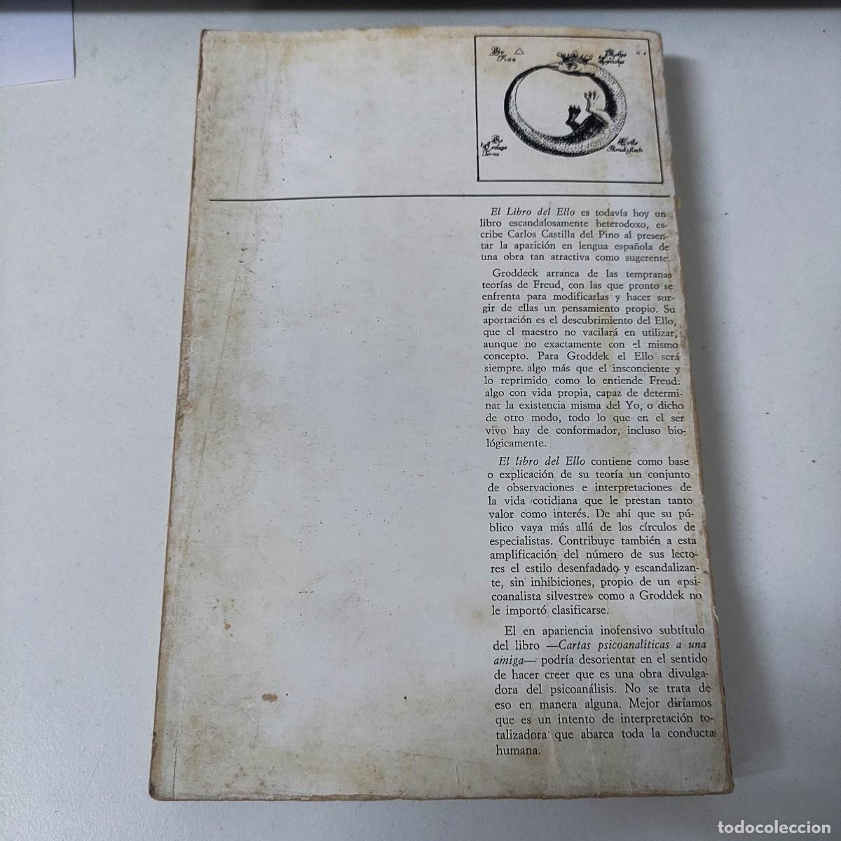 Libros de segunda mano: EL LIBRO DEL ELLO. Georg Groddeck. - Foto 2