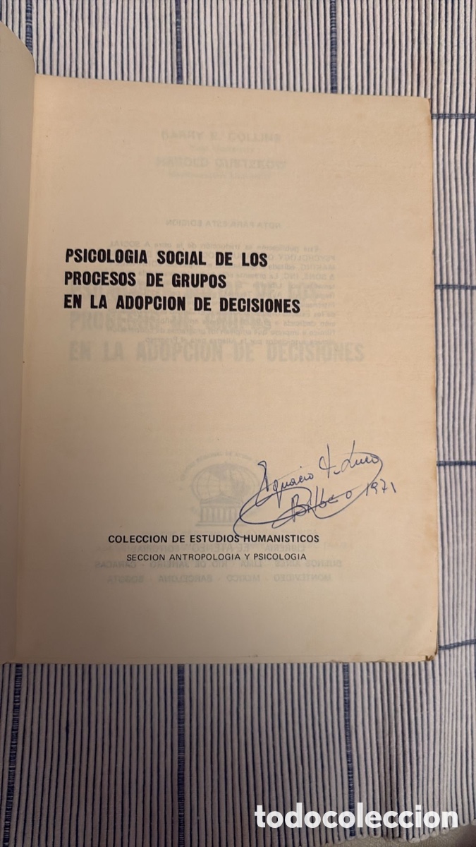 Libros de segunda mano: Psicolog&iacute;a social de los procesos - Foto 2