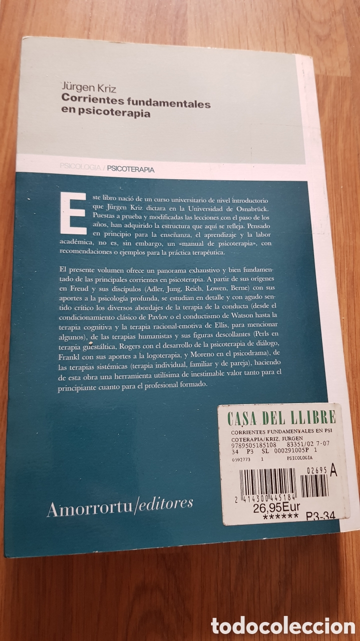 Libros de segunda mano: Corrientes fundamentales en psicoterapia - Foto 2