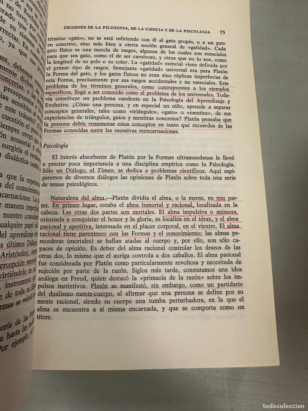 Libros de segunda mano: HISTORIA DE LA PSICOLOGIA - THOMAS LEAHEY - Foto 3