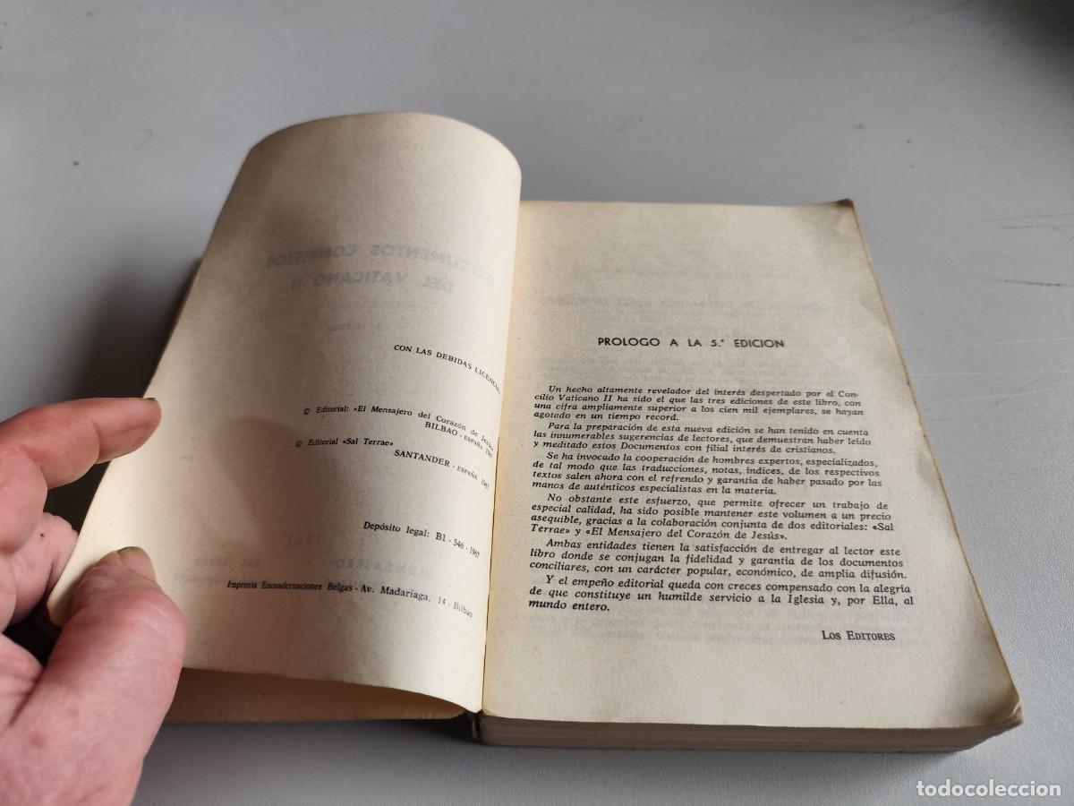 Libros de segunda mano: DOCUMENTOS COMPLETOS DEL VATICANO II / / EVA 264 - Foto 3