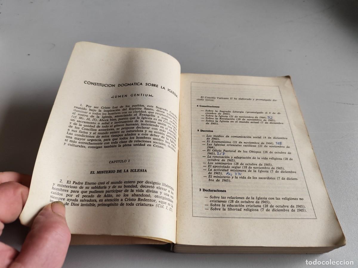 Libros de segunda mano: DOCUMENTOS COMPLETOS DEL VATICANO II / / EVA 264 - Foto 4