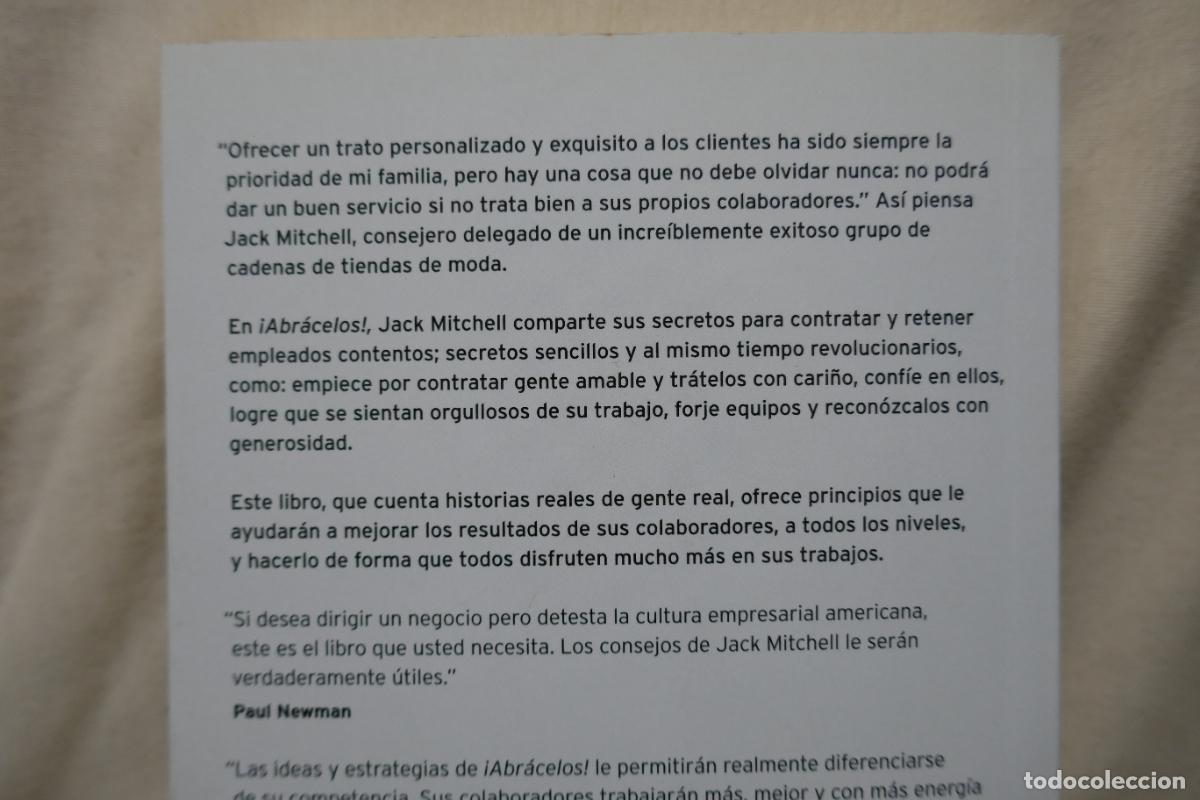 Libros de segunda mano: JACK MITCHELL - ABR&Aacute;CELOS - Foto 12