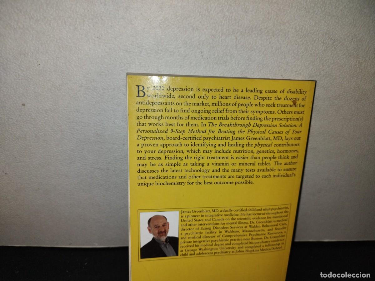 Libros de segunda mano: 154- THE BREAKTHROUGH DEPRESSION SOLUTION - JAMES GREENBLATT - Foto 4
