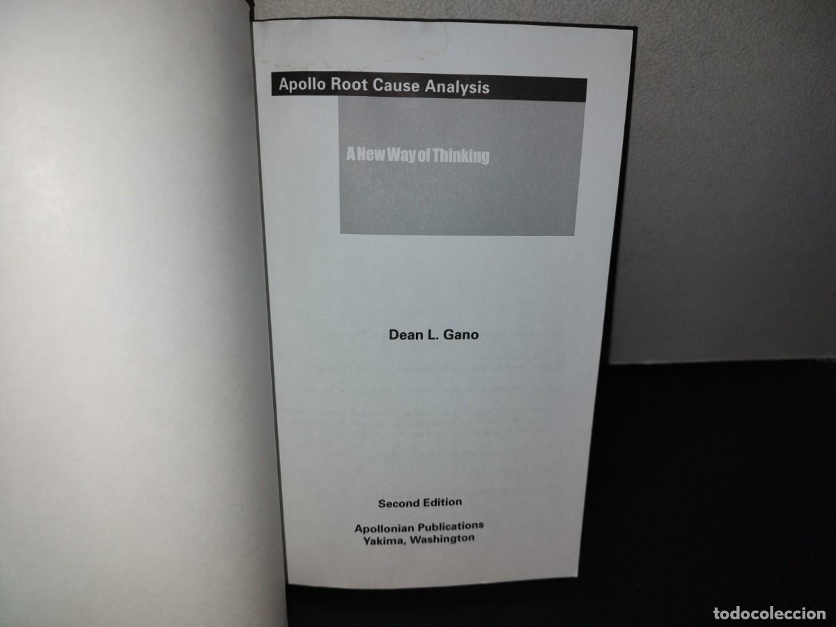 Libros de segunda mano: 154- APOLLO ROOT CAUSE ANALYSIS - DEAN L. GANO - Foto 6