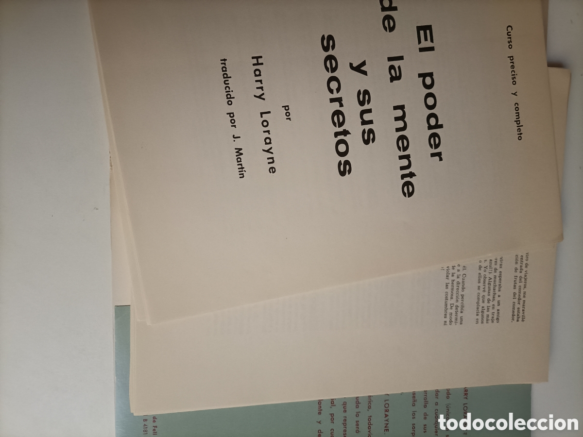 Libros de segunda mano: El poder de la mente y sus secretos Harry Larayne - Foto 8