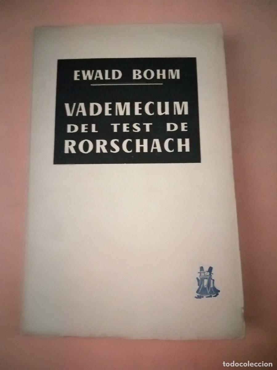 Libros de segunda mano: VADEMECUM DEL TEST DE RORSCHACH (EWALD BOHM) - Foto 1