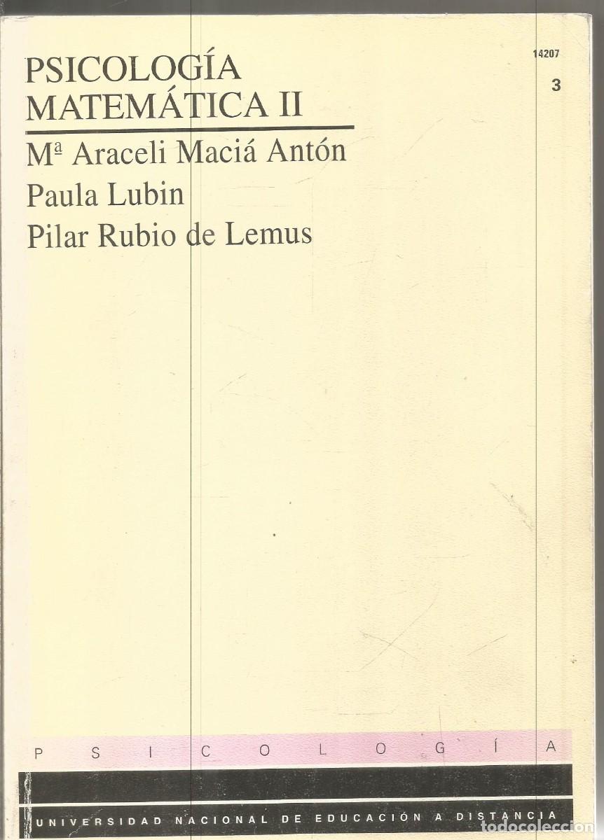 Libros de segunda mano: PSICOLOGIA MATEMATICA II. 3 TOMOS . AA.VV. - Foto 3