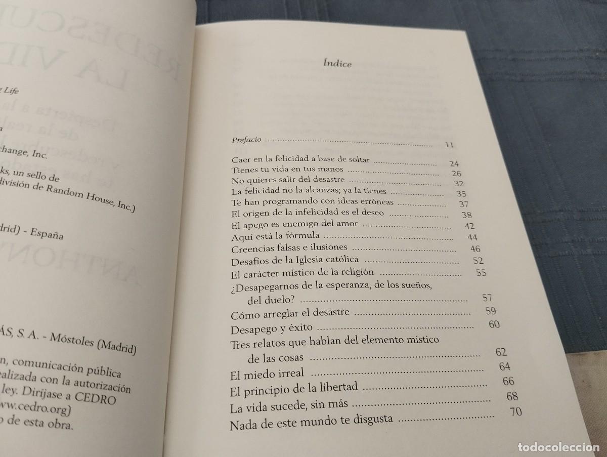 Libros de segunda mano: REDESCUBRIR LA VIDA ANTHONY DE MELLO 1&ordf; ED. 2013 - Foto 3