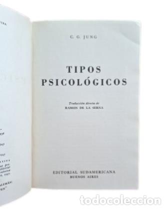 Libros de segunda mano: Jung, C. G.- TIPOS PSICOL&Oacute;GICOS - Foto 2